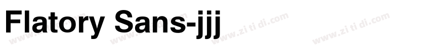 Flatory Sans字体转换